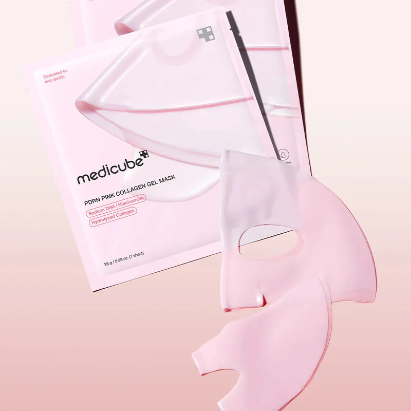PDRN Pink Collagen Gel Mask (1 oder 4 Stk.)