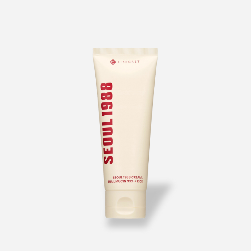 SEOUL 1988 CREAM: SNAIL MUCIN 93% + RICE 100ML