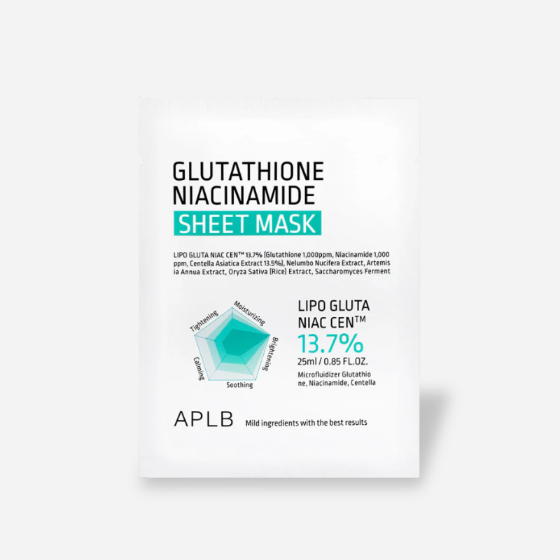 Glutathione Niacinamide Sheet Mask (25ml * 1ea)
